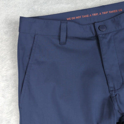 Men's Rhone Blue Commuter Pants Performance Chinos Size 28