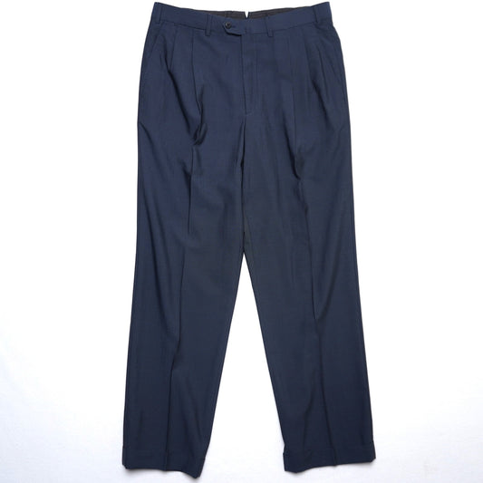 Ermenegildo Zegna Wool Dress Pants Luxury Menswear Italian Tailoring Modern 34R