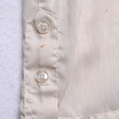 Vintage Continental Embroidered Guayabera Shirt - Made in Mexico L