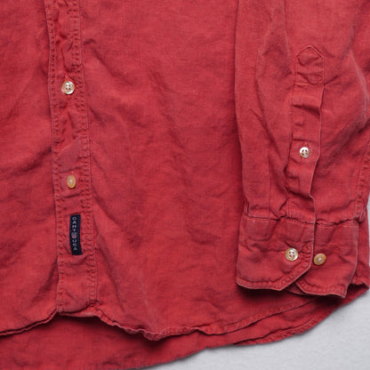 Vintage Gant "The Linen Shirt" Size L 100% Linen Button Down Collar