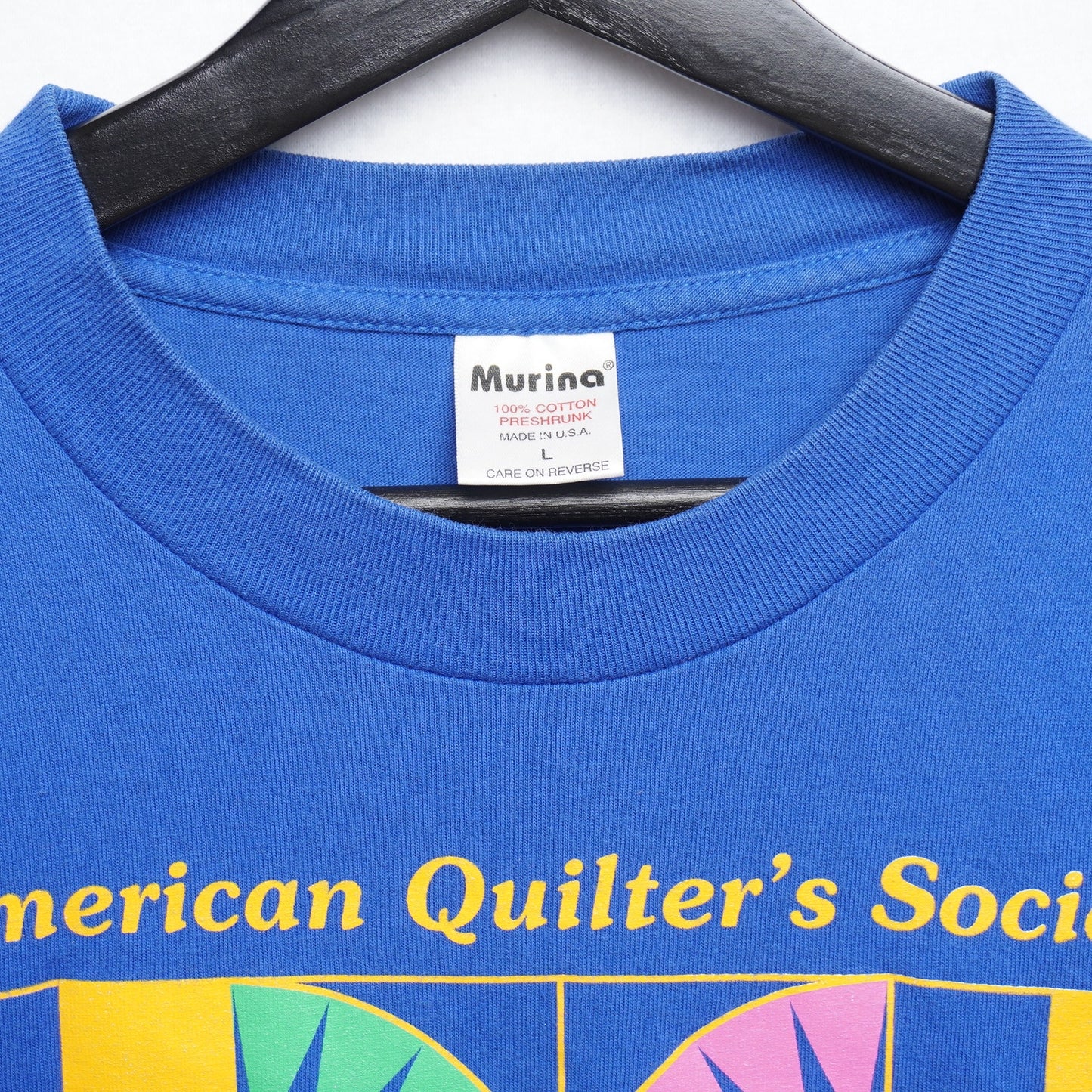Vintage American Quilter's Society Quilt Show T-Shirt  – Size L – Made in USA