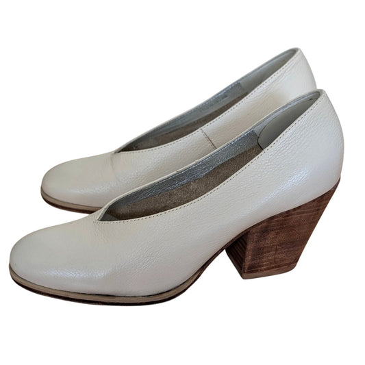 Rachel Comey Falk Cream White Stacked Pump 6