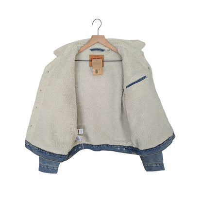 Levi's Sherpa Lined Denim Trucker Jacket Size Medium NWT