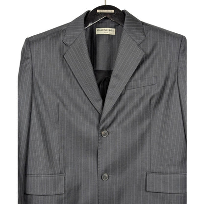 Balenciaga SS17 Women's Power Shoulder Blazer - 
FR40