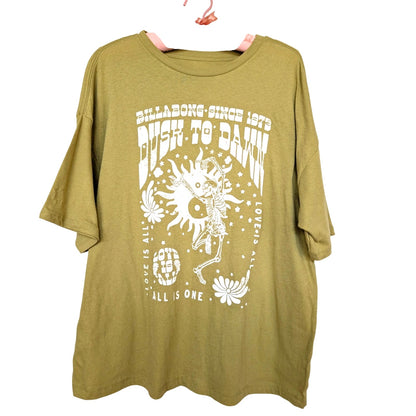 Billabong Retro Groovy Tshirt Top and Bottom Set (S)
