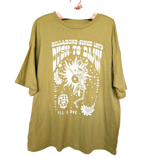 Billabong Retro Groovy Tshirt Top and Bottom Set (S)
