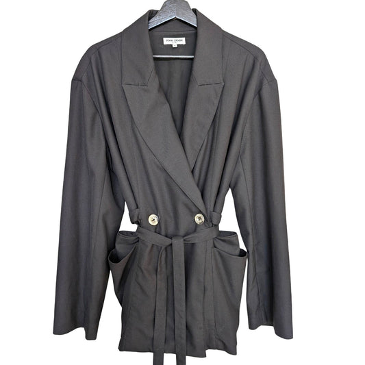 Opening Ceremony Oversized Black Blazer with Sash M
