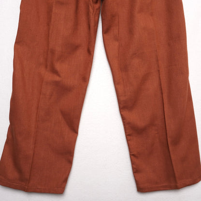 Vintage Super Laddie Brown Elastic Waist Pants Karoll's Chicago Workwear 70s 80s