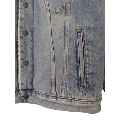 Levi's Sherpa Lined Denim Trucker Jacket Size Medium NWT