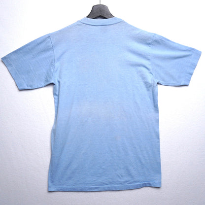 Vintage Jerzees by Russell Severn River Faculty Basketball Team T-shirt Baby Blue Size M