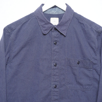 Gap Blue Striped Button Down Shirt Long Sleeve Size Medium