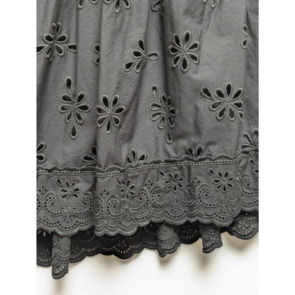 Simone Rocha x HM Black Voluminous Eyelet Dress Size S