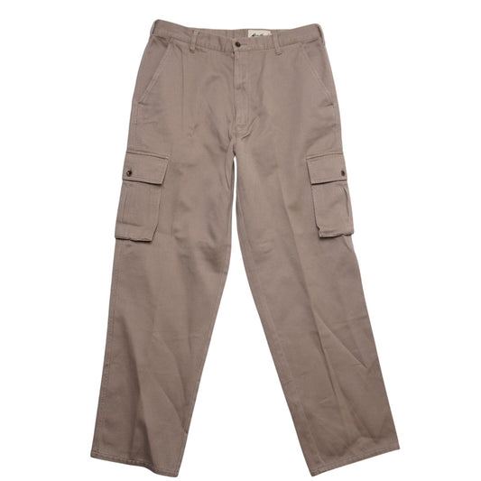 Vintage Eddie Bauer Cargo Utility Pants Men's 35x32 Cotton Utility Workwear