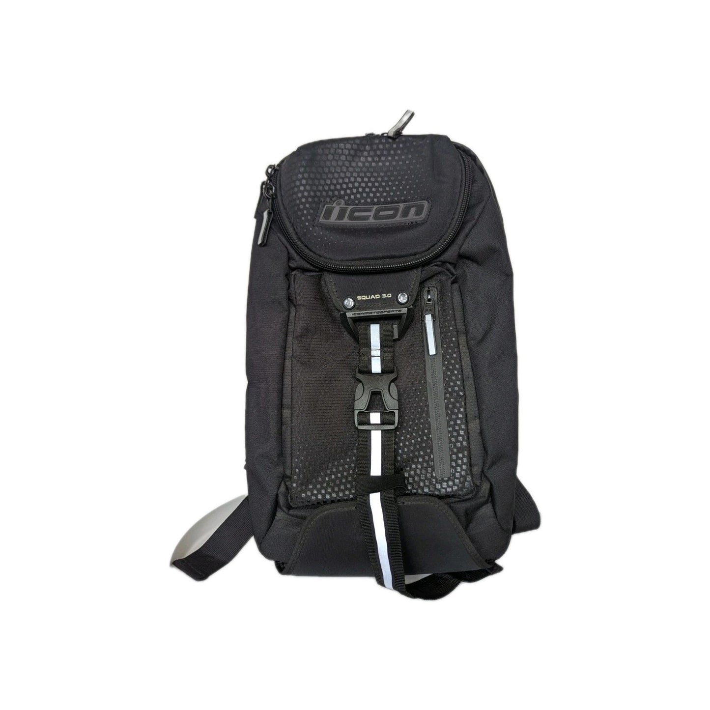 Icon Motosports Squad 3.0 Reflective Motorcycle Backpack Vest Style Fit Slim