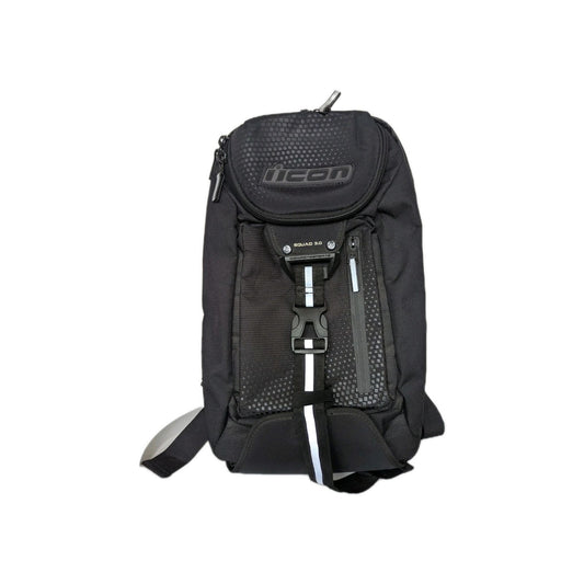 Icon Motosports Squad 3.0 Reflective Motorcycle Backpack Vest Style Fit Slim