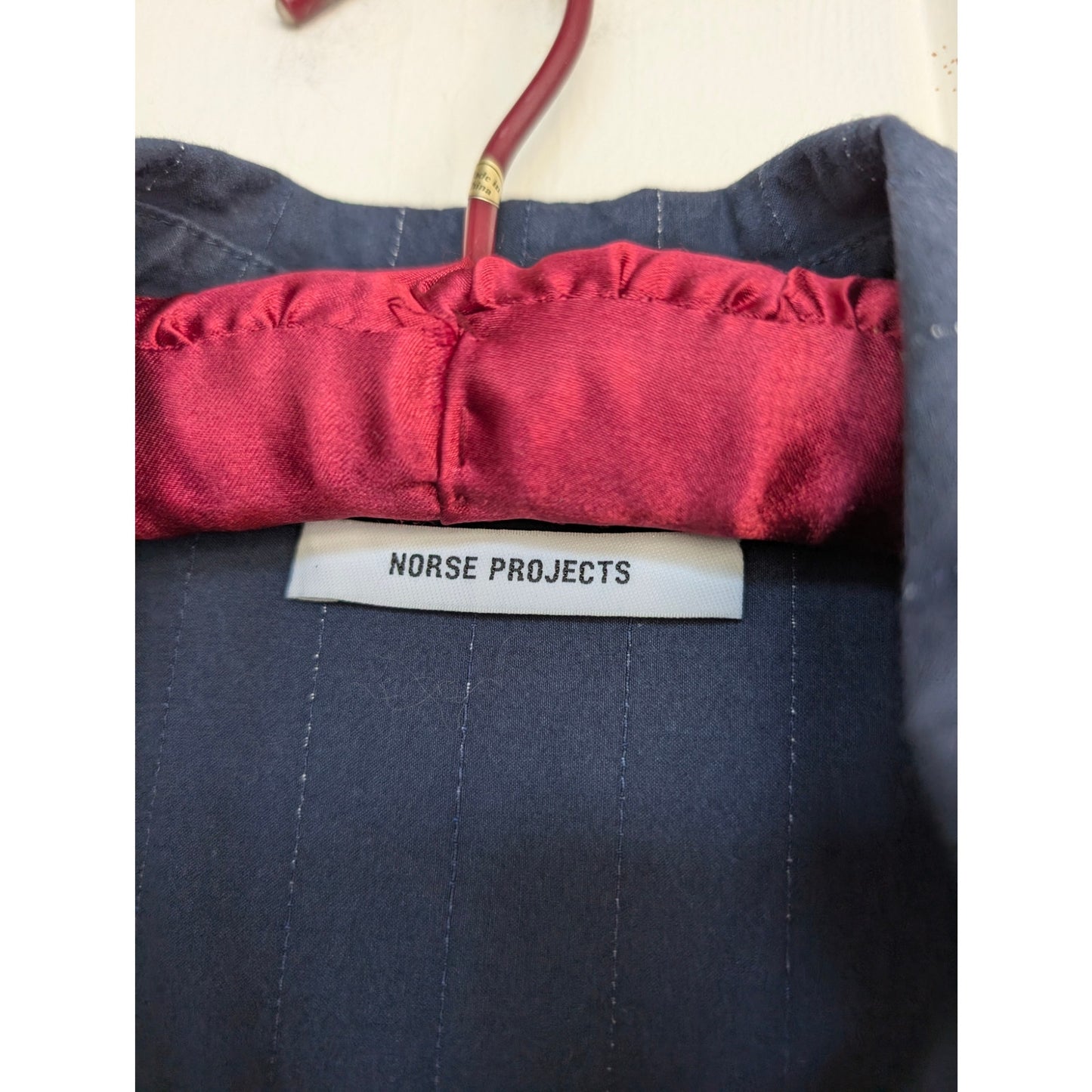 Norse Projects Women's Cotton Shirt Dress Piece Blue 36