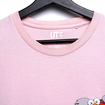 Uniqlo x KAWS x Sesame Street Pink Elmo Graphic T-shirt Size M
