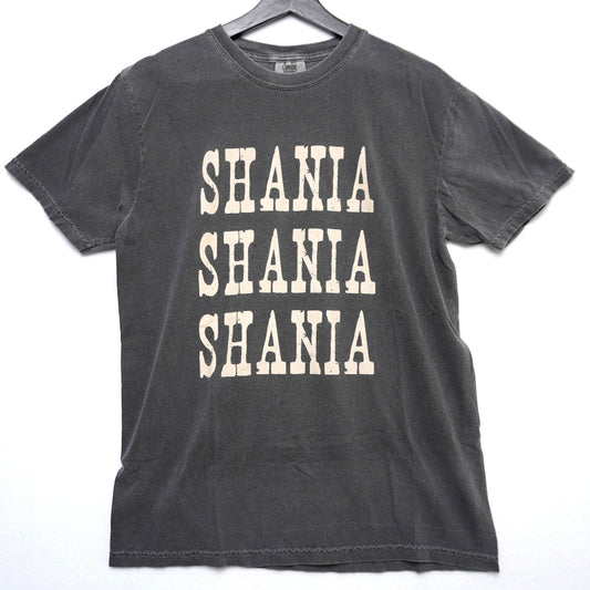 Comfort Colors Gray "Shania Shania Shania" T-shirt 100% Cotton Size M