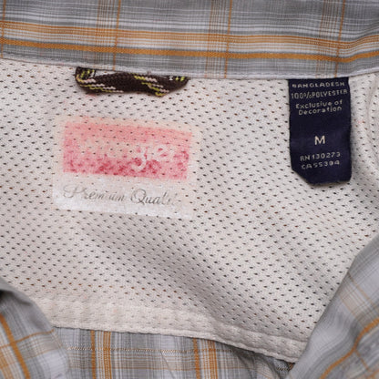 Wrangler Premium Quality Outdoor Shirt Plaid Vented Mesh Lined