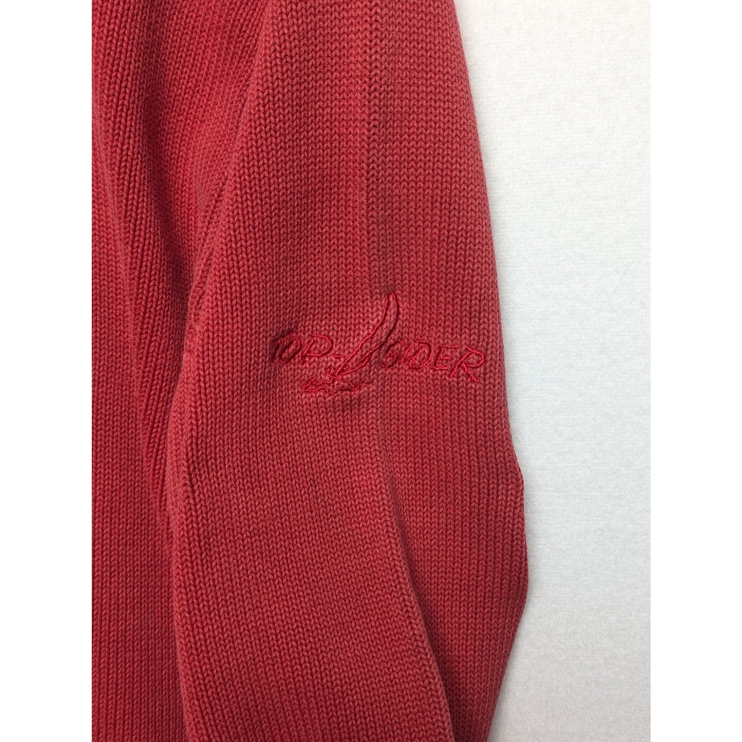 Vintage Sperry Top Sider Red Cotton Crewneck Sweater Men's Size M