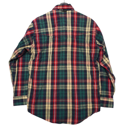 Texas Cotton Plaid Shirt Men’s Medium USA Made Pure Cotton Long Sleeve Button Down
