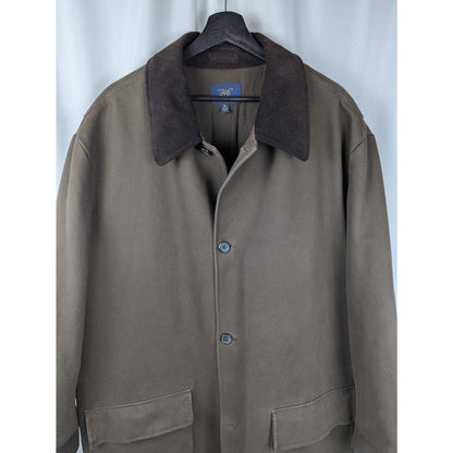 Brooks Brothers 346 Brown Insulated Barn Coat XXL