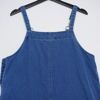 Sonoma Jean Company Denim Overall Dress Women's Medium Adjustable Straps Pockets