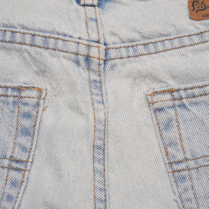 Vintage Tommy Hilfiger Jeans Men's 34x34 Light Wash Denim Crest Logo Classic Fit