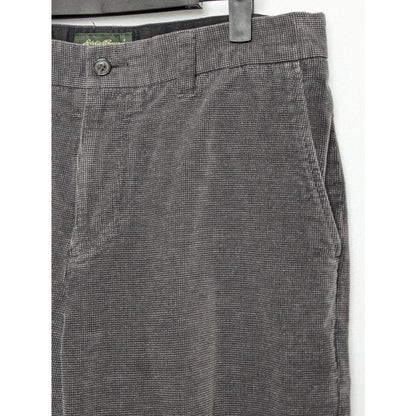 Vintage Eddie Bauer Gray Textured Classic Fit Pants Size 33