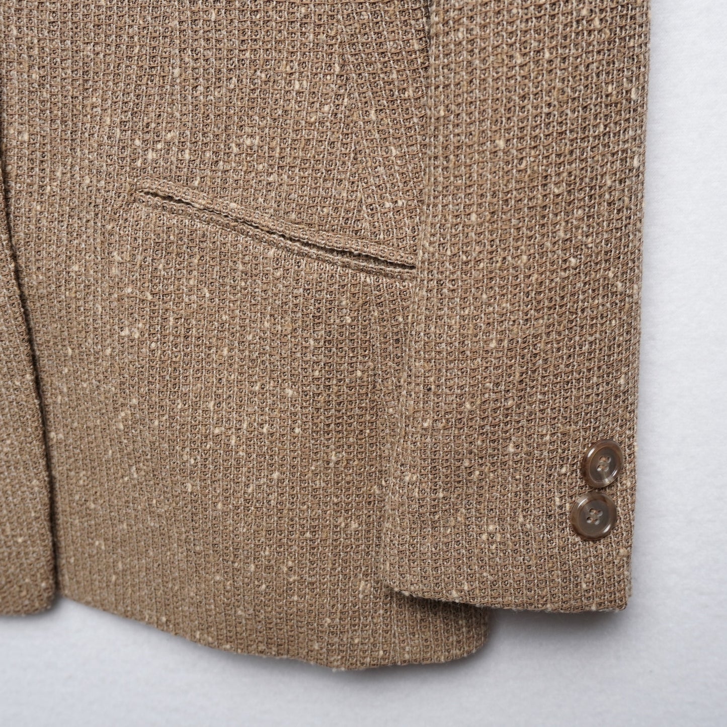 Vintage Anne Klein II Wool Blazer Brown Textured Minimalist Jacket US4