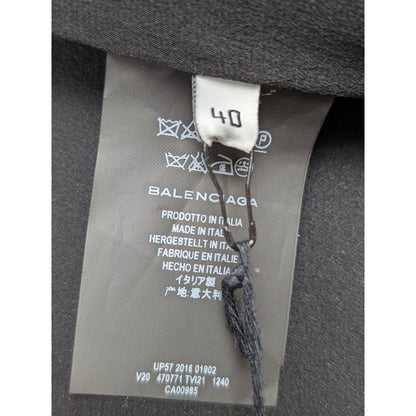 Balenciaga SS17 Women's Power Shoulder Blazer - 
FR40