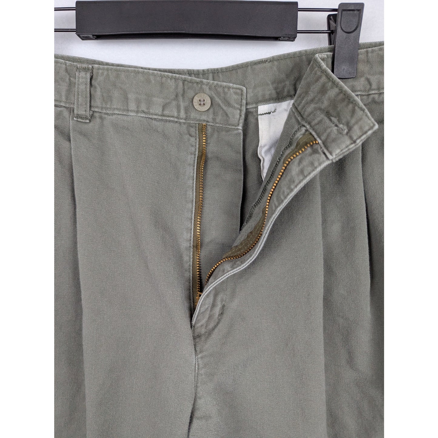 Vintage Dockers Green Pleated Khakis Size 36