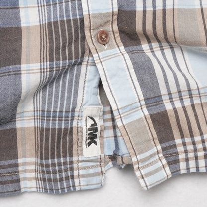 MK Mountain Khakis Plaid Shirt XL Jackson Hole Wyoming Outdoor Short Sleeve