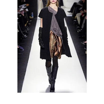 Vera Wang FW2007 Runway Silk Embroidered Skirt 42/8