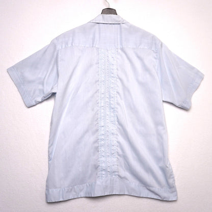 Balam-Ha Men’s Embroidered Guayabera Shirt - Made in Mexico L