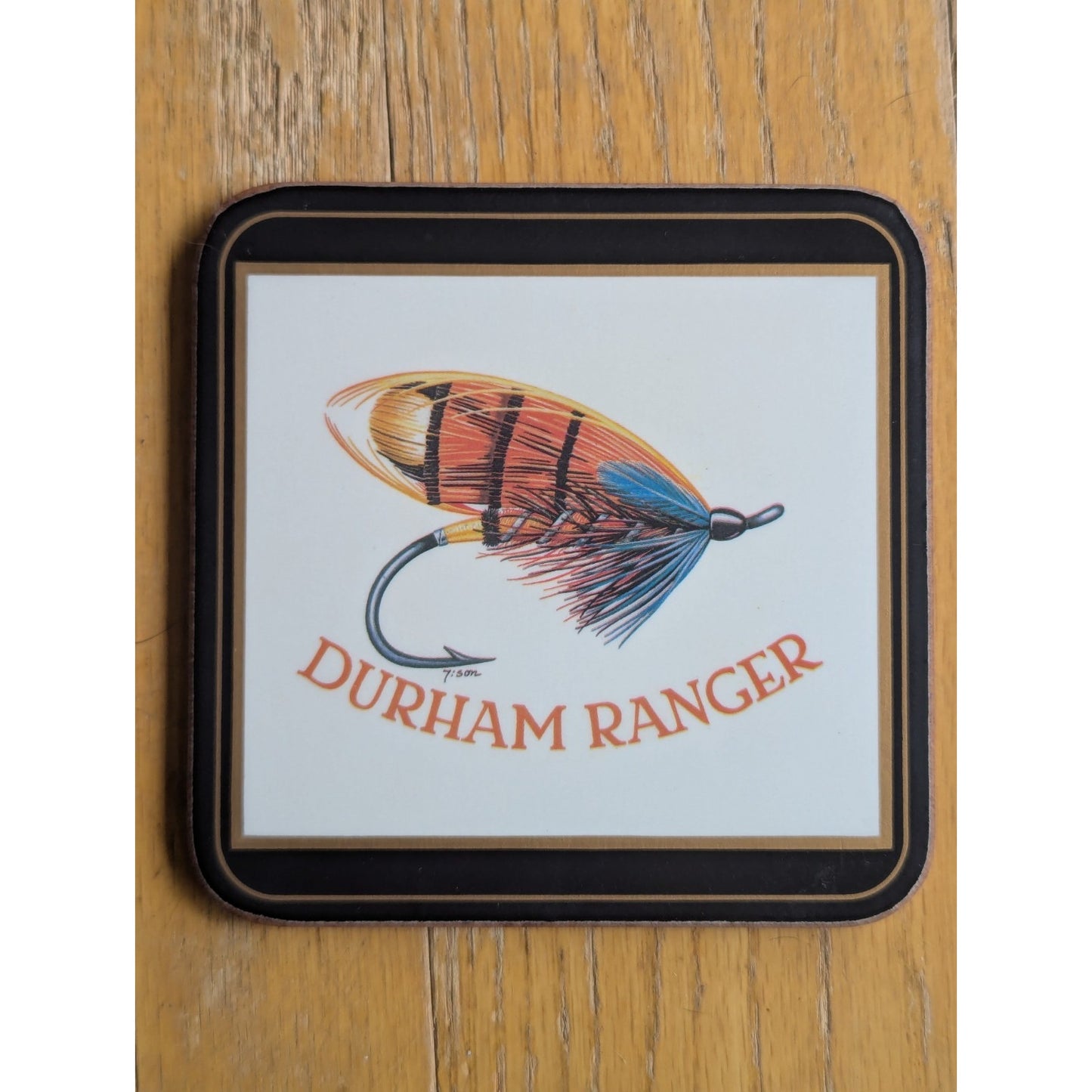 Vintage Pimpernel Coasters Salmon Flies by Gunnar Johnson - Set of 6