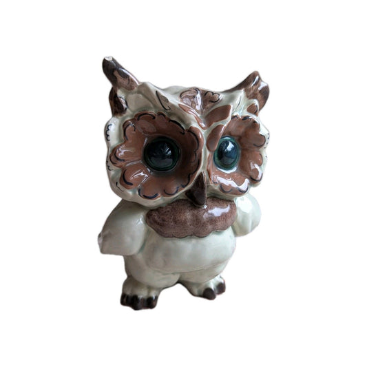 Vintage Kay Finch Hoot & Toot California Pottery Ceramic Owl Figurine Figure