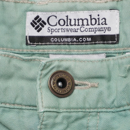 Columbia Sportswear Men’s Cargo Shorts Green Outdoor Utility Hiking Fishing