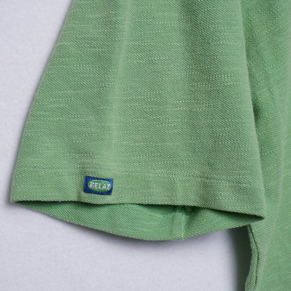 Vintage Tommy Bahama Woven Pullover T-shirt Green Size Small 100% cotton