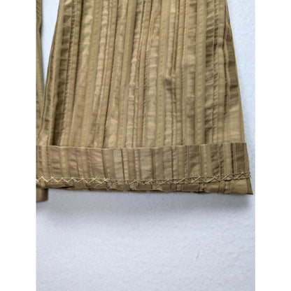 Trina Turk Gold Striped Pants Size 4
