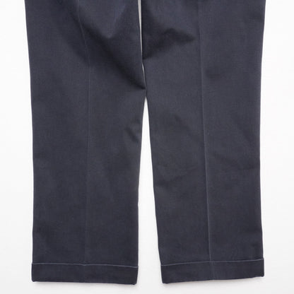 Eddie Bauer Wrinkle Resistant Classic Fit Navy Pleated Chino Pants Men's 32x30