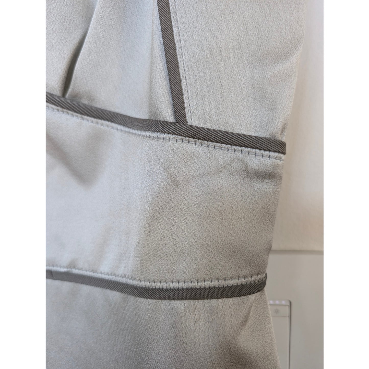Zac Posen Silk Sheath Dress Silver