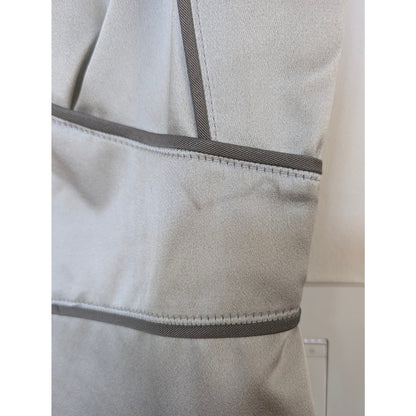 Zac Posen Silk Sheath Dress Silver