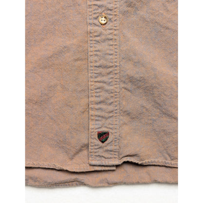 Nordstrom "The Natural Style" Two-Toned Shirt *Brown/Blue* Size 15½ L