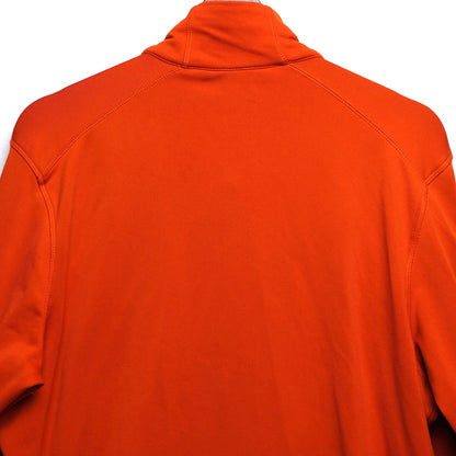 Salomon Discovery Full-Zip Mid Layer Jacket Orange Men's Size Large