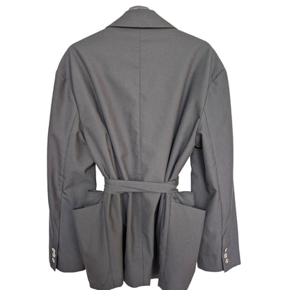 Opening Ceremony Oversized Black Blazer with Sash M