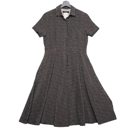 Weekend Max Mara Shirt Dress Women’s Checkered Short Sleeve Midi Pocketsl.,/;