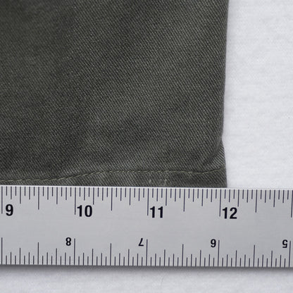Vintage Bay to Bay Green Cotton Shorts Elastic Waist Pleated Waist 38