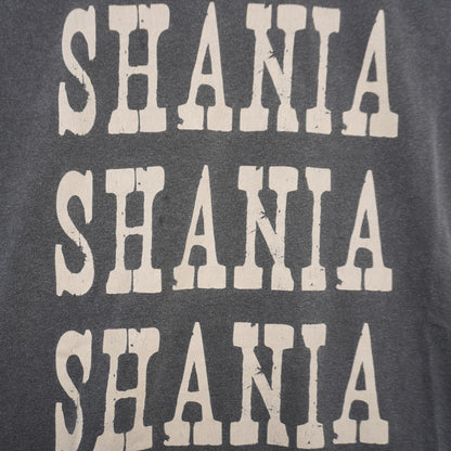 Comfort Colors Gray "Shania Shania Shania" T-shirt 100% Cotton Size M
