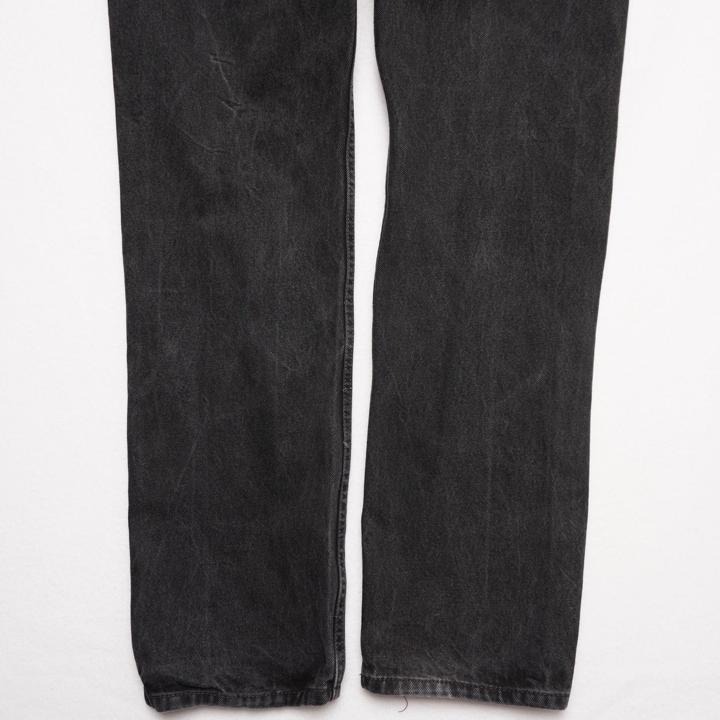 Levi's 505 Black Jeans Men's W34 L34 Straight Fit Made in Indonesia